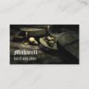 Search for death business cards Gothic