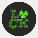 Search for lucky shamrock clover stickers Birthday