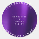 Search for plum wedding stickers Purple