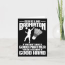 Search for badminton players cards Shuttle