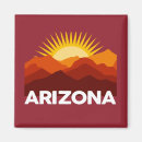 Search for red sunset magnets Arizona