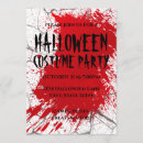 Search for blood splatter invitations Costume party