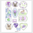 Search for cat easter stickers Flowers