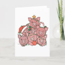 Search for funny pig christmas cards Winter