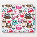 Search for colourful owl pattern mousepads Background