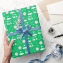 Search for golf carts wrapping paper Green