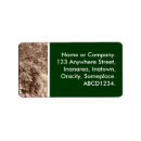 Search for sepia return address labels Simple