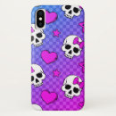 Search for pastel goth iphone cases Kawaii skull