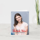 Search for red and black thank you cards Graduate