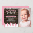 Search for rustic winter onederland invitations Modern