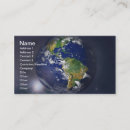Search for planets business cards Space