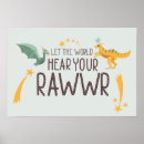 Search for dinosaur art kids posters Dragon