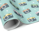 Search for camera wrapping paper Blue