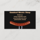 Search for smoked meat business cards Food
