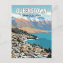 Search for new zealand mountain postcards Lake wakatipu