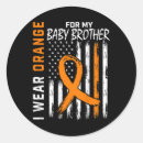 Search for orange awareness ribbon stickers Leukemia