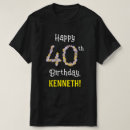 Search for number 40 tshirts 40th birthday