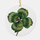 Search for 4 leaf clover christmas tree decorations Good luck