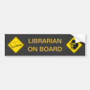 Search for librarian bumper stickers Funny