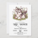 Search for wolf baby shower invitations Whimsical