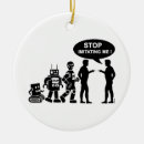 Search for funny robots christmas tree decorations Geek