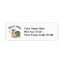 Search for snails return address labels Cute snail