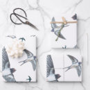 Search for flock wrapping paper Bird illustration