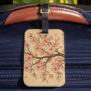 Search for japanese luggage tags Cherry blossom