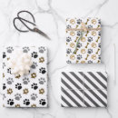 Search for dog paw wrapping paper Dogs