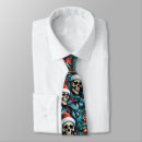 Search for christmas skulls ties Santa