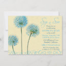 Search for dandelion baby shower invitations Blue