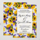 Search for rustic purple sunflower wedding invitations Yellow