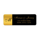 Search for monogram return address labels weddings Calligraphy