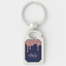 Search for rose blue key rings Glitter