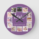 Search for purple clocks Create your own