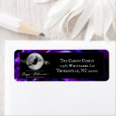 Search for flying witch return address labels Happy halloween
