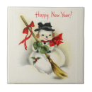 Search for happy new year tiles Snowman