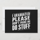 Search for funny graduation announcement cards High school