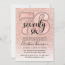 Search for 76th birthday invitations Gold