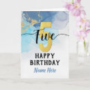 Search for boys 5th birthday cards 5 years old