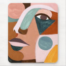 Search for abstract face mousepads Women empowerment
