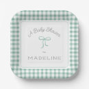 Search for green gingham plates Classic