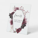 Search for halloween wedding tabletop signs Hallowedding