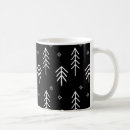 Search for black and white snowflake mugs Modern