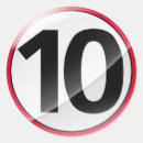Search for number 10 stickers Numbers