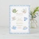 Search for tea time baby shower invitations Afternoon tea party