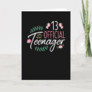 Search for 13 girl birthday cards Teenager