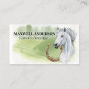Search for horse business cards Equestrian