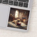 Search for dogs reading books stickers Cute