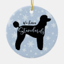 Search for black poodle christmas tree decorations Pets